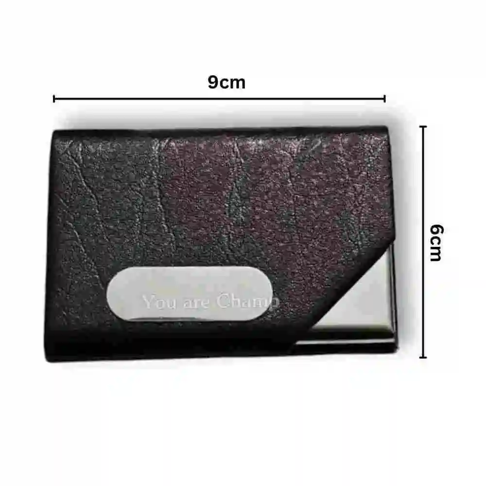 Brown Metal Visiting Card Holder